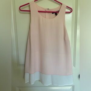 Banana Republic Pastel Pink and White Blouse